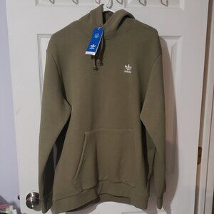Mens Adidas Cozy Green Activewear Hoodie/Sweater
